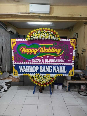 Papan Bunga di Tebet Barat