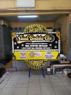 Papan Bunga di Tebet Barat