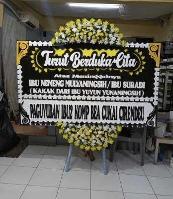 Papan Bunga di Tebet Barat
