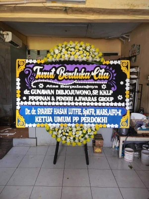 Papan Bunga di Tebet Barat